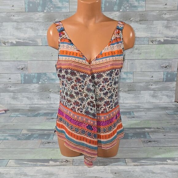 American Rag Sheer Tank Top sz Medium - Picture 1 of 5